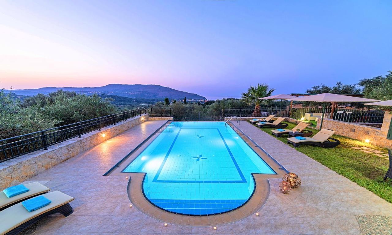 Villa Stelios Private Pool Georgioupoli Bagian luar foto
