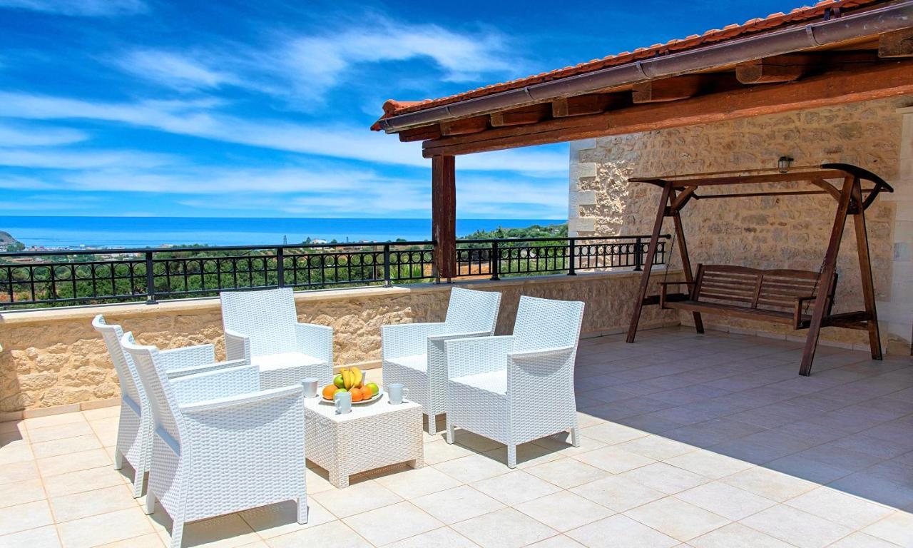 Villa Stelios Private Pool Georgioupoli Bagian luar foto