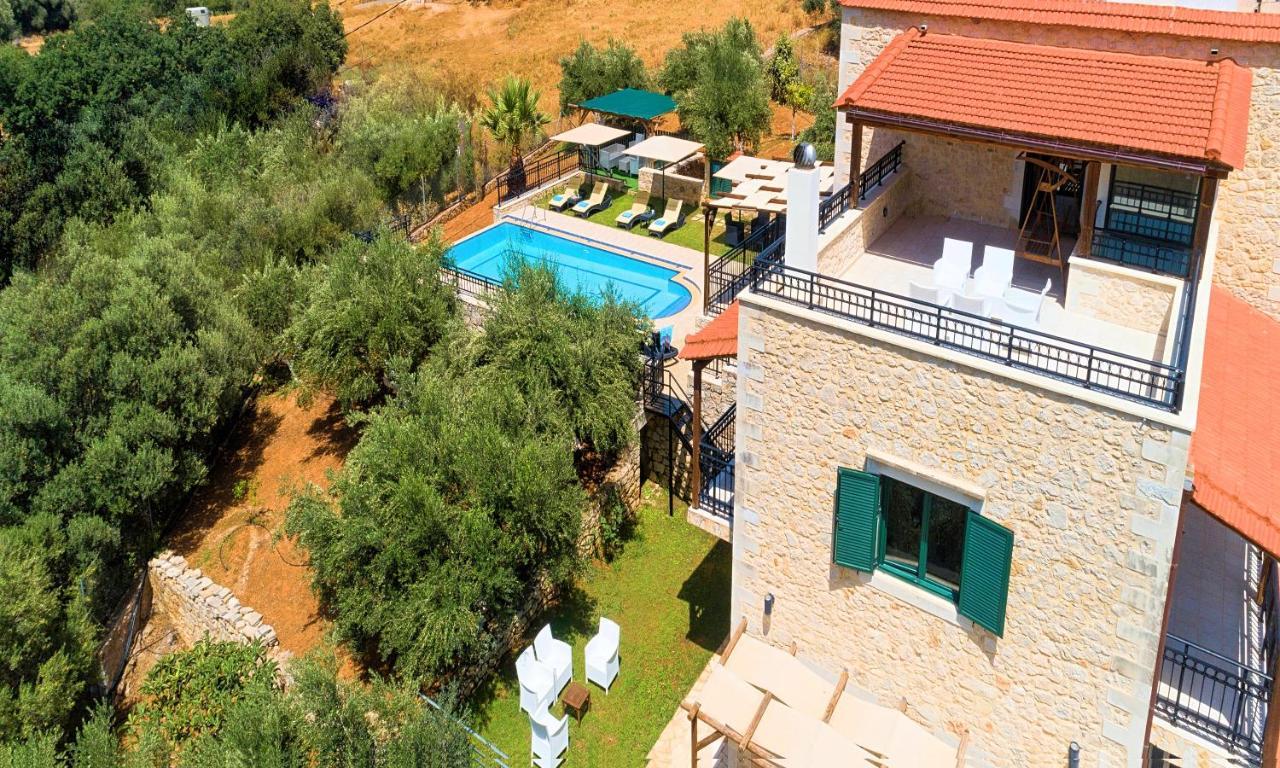 Villa Stelios Private Pool Georgioupoli Bagian luar foto