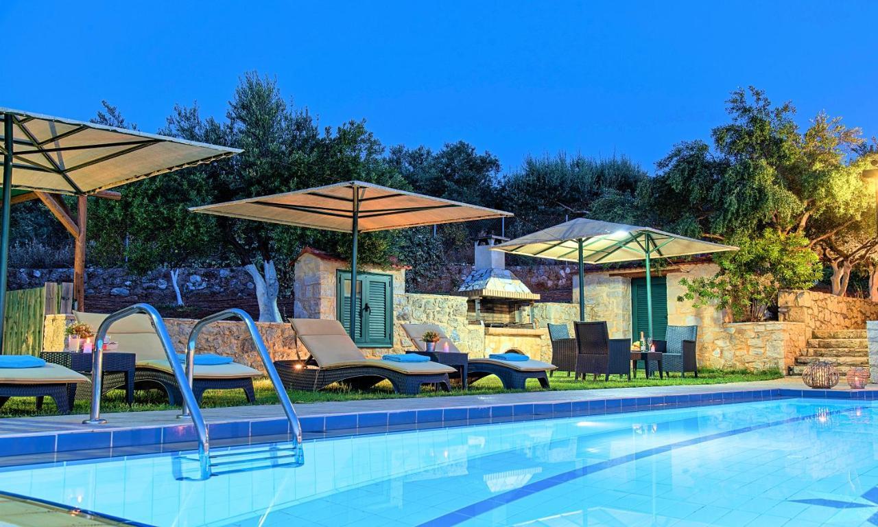 Villa Stelios Private Pool Georgioupoli Bagian luar foto